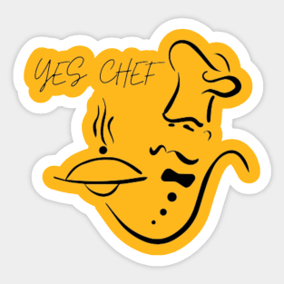 Yes Chef Sticker